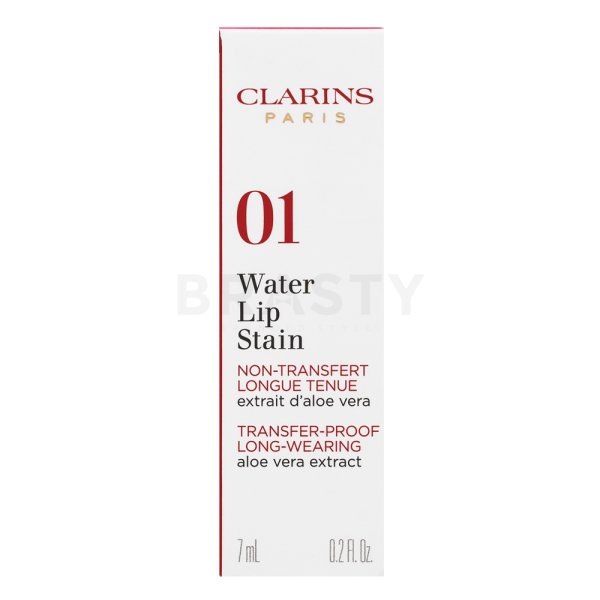Clarins Eau á Lévres Water Lip Stain lip gloss pentru efect mat 01 Rose Water 7 ml