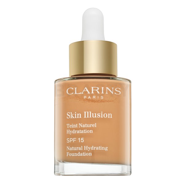 Clarins Skin Illusion Natural Hydrating Foundation Flüssiges Make Up mit Hydratationswirkung 107 Beige 30 ml
