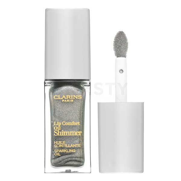 Clarins Lip Comfort Oil Shimmer ulei pentru buze cu sclipici 01 Sequin Flares 7 ml