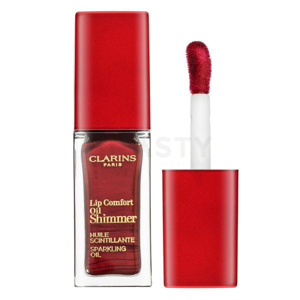 Clarins Lip Comfort Oil Shimmer Lippenolie met glitter 08 Burgundy Wine 7 ml