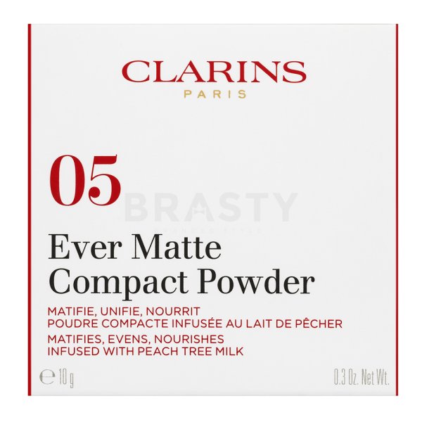 Clarins Ever Matte Compact Powder púder matt hatású 05 10 g