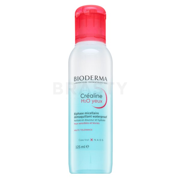 Bioderma Créaline мицеларна вода за отстраняване на грим H20 Yeux Biphase Micellaire Démaquillant Waterproof 125 ml