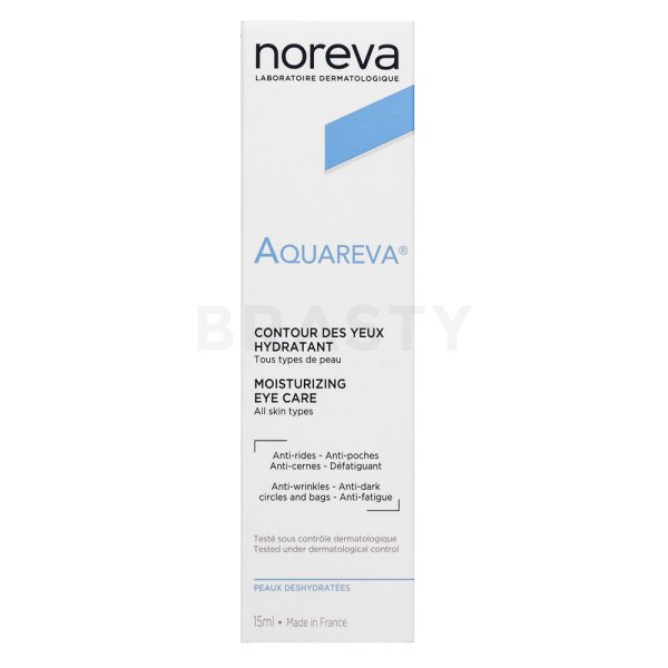 Noreva Aquareva Eye Care nawilżający krem do okolic oczu przeciwzmarszczkowa pielęgnacja walcząca z obrzękami i przebarwieniami 15 ml