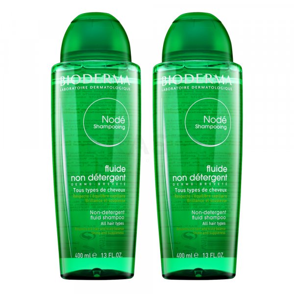 Bioderma Nodé Non-Detergent Fluid Shampoo nedráždivý šampon pro všechny typy vlasů 2 x 400 ml