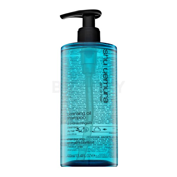 Shu Uemura Cleansing Oil Shampoo Anti-Oil Astringent Cleanser Champú limpiador Para el cabello graso rápido 400 ml