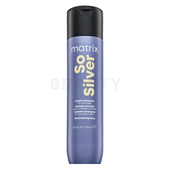 Matrix Total Results Color Obsessed So Silver Shampoo Champú Para cabello rubio platino y gris 300 ml