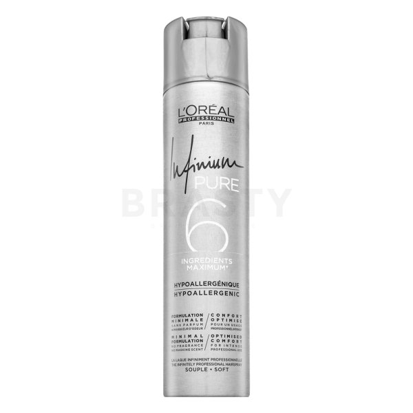 L´Oréal Professionnel Infinium Pure Soft Hairspray lak na vlasy pro lehkou fixaci 300 ml