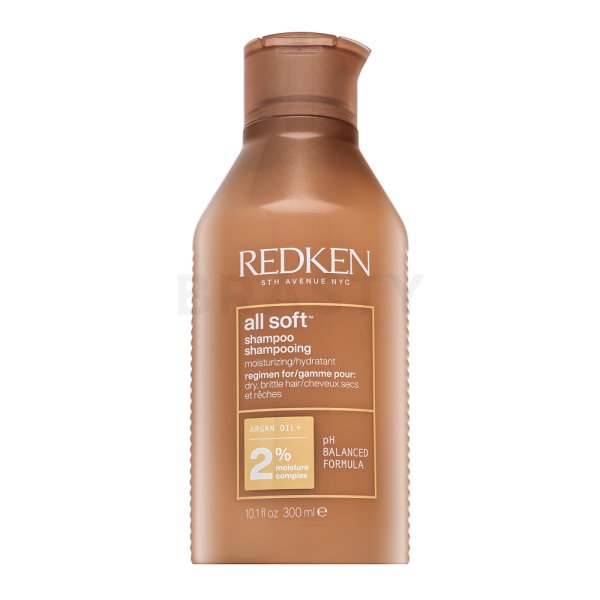 Redken All Soft Shampoo smoothing shampoo for dry hair and unruly hair 300 ml