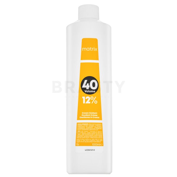 Matrix SoColor.Beauty Cream Oxidant 12% 40 Vol. desarrollo de emulsión Para todo tipo de cabello 1000 ml