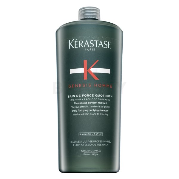 Kérastase Genesis Homme Bain De Force Quotidien szampon wzmacniający do włosów osłabionych 1000 ml
