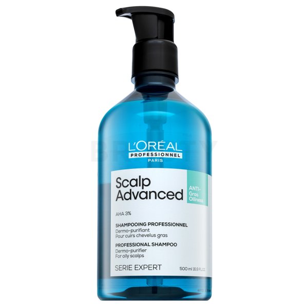 L´Oréal Professionnel Scalp Advanced Anti-Oiliness Shampoo tisztító sampon zsíros fejbőrre 500 ml