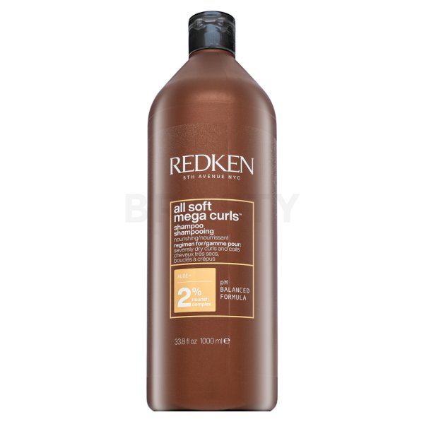 Redken All Soft Mega Curls Shampoo Šampon za kodraste in skodrane lase 1000 ml