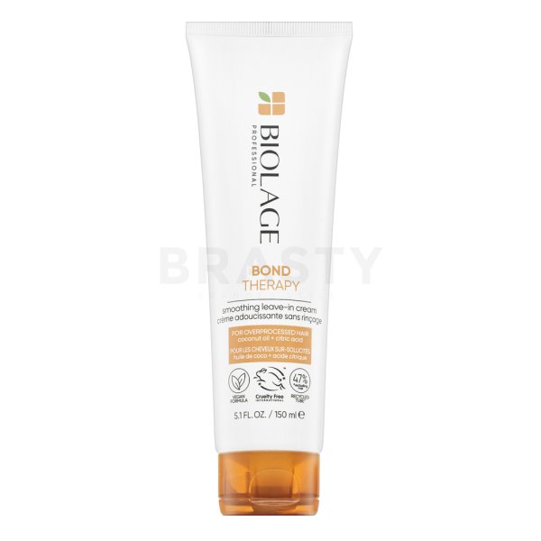 Matrix Biolage Bond Therapy Smoothing Leave-In Cream bezoplachová péče pro velmi poškozené vlasy 150 ml