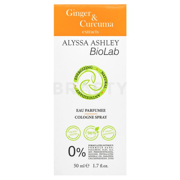 Alyssa Ashley Biolab Ginger & Curcuma woda kolońska unisex 50 ml