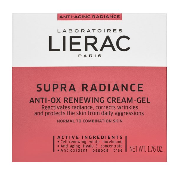 Lierac Supra Radiance crema rigenerativa Gel-Créme Rénovateur Anti-Ox 50 ml