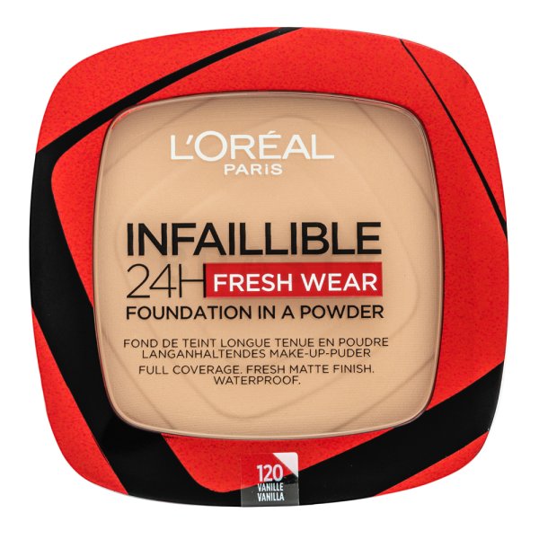 L´Oréal Paris Infaillible 24H Fresh Wear Foundation in a Powder púdrový make-up so zmatňujúcim účinkom 120 9 g
