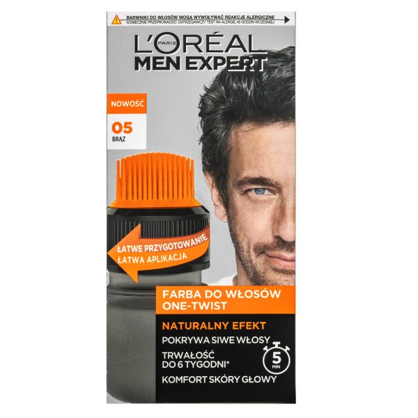 L´Oréal Paris Men Expert One-Twist Haircolor barva na vlasy pro muže 05 Light Brown