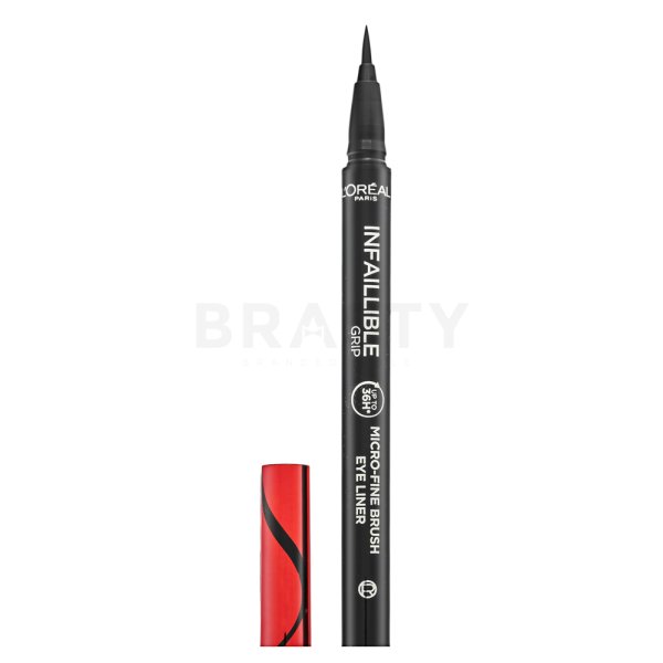 L´Oréal Paris Infaillible Grip 36H Micro-Fine Brush Eyeliner молив за очи 01 Obsidian Black 0,4 g