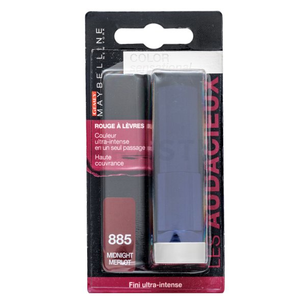 Maybelline Color Sensational Lipstick rossetto per effetto opaco 885 Midnight Merlot