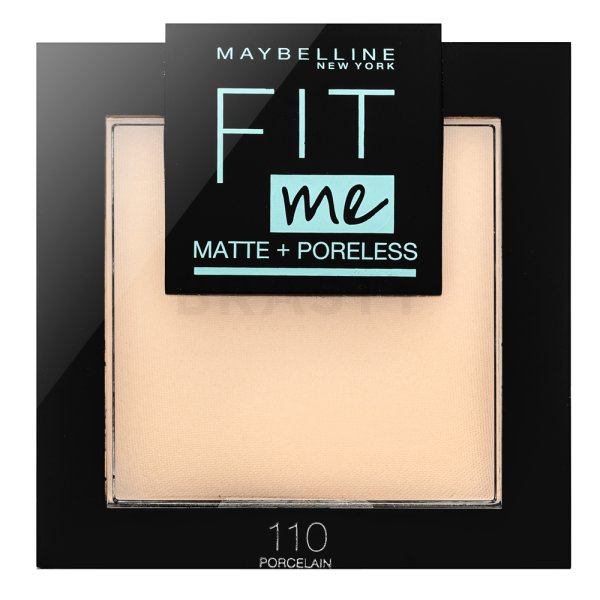 Maybelline Fit Me! Matte + Poreless Powder pudr s matujícím účinkem 110 Porcelain 9 g