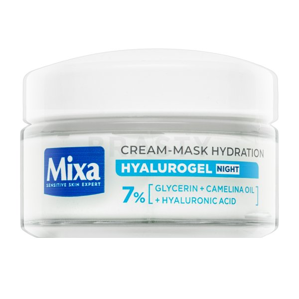 Mixa Hyalurogel Night nočna maska Moisturizing Night Cream-Mask 50 ml