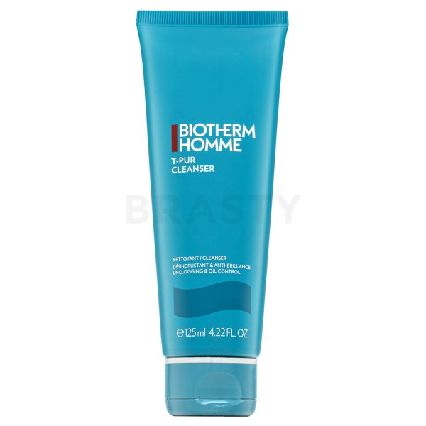 Biotherm Homme T-Pur gel de curățare Anti-Oil & Wet Purifying Facial Cleanser 125 ml