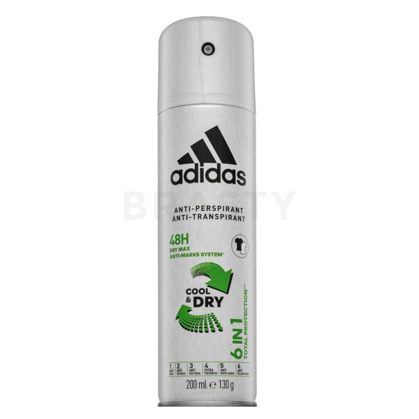 Adidas Cool & Dry 6 in 1 deospray femei 200 ml