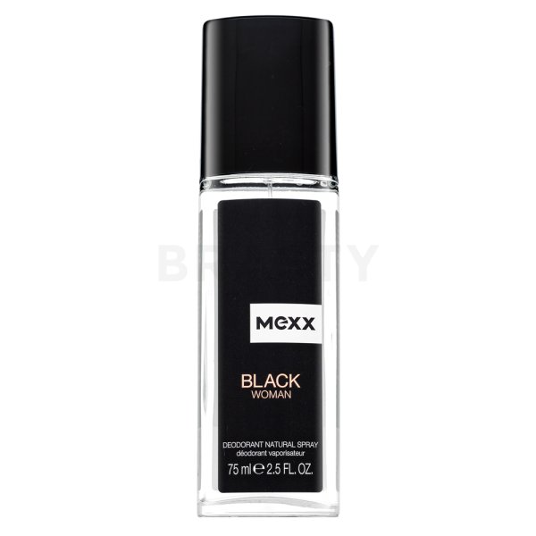 Mexx Black Woman deodorant s rozprašovačem pro ženy 75 ml