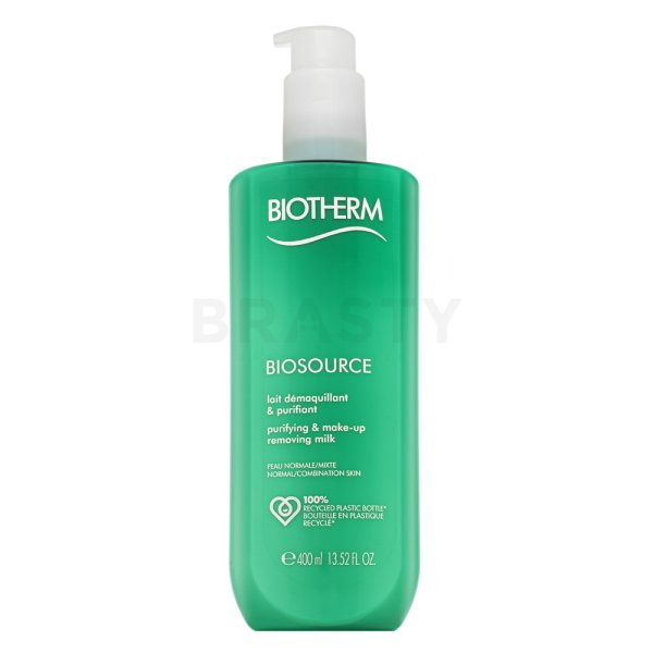 Biotherm Biosource exfoliërende lotion Purifying & Make-Up Removing Milk 400 ml
