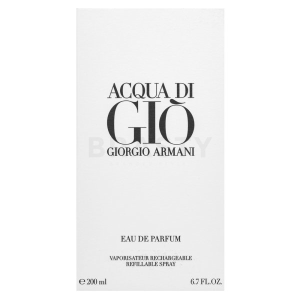 Armani (Giorgio Armani) Acqua di Gio Pour Homme - Refillable parfémovaná voda pro muže 200 ml