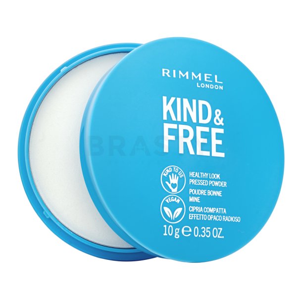 Rimmel London Kind & Free Healthy Look Pressed Powder 001 puder z formułą matującą 10 g