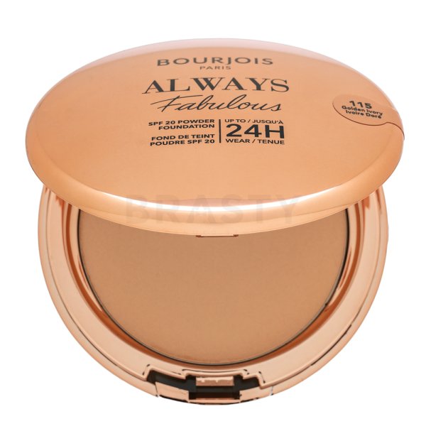 Bourjois Always Fabulous SPF 20 Powder Foundation púdrový make-up so zmatňujúcim účinkom 115 7 g