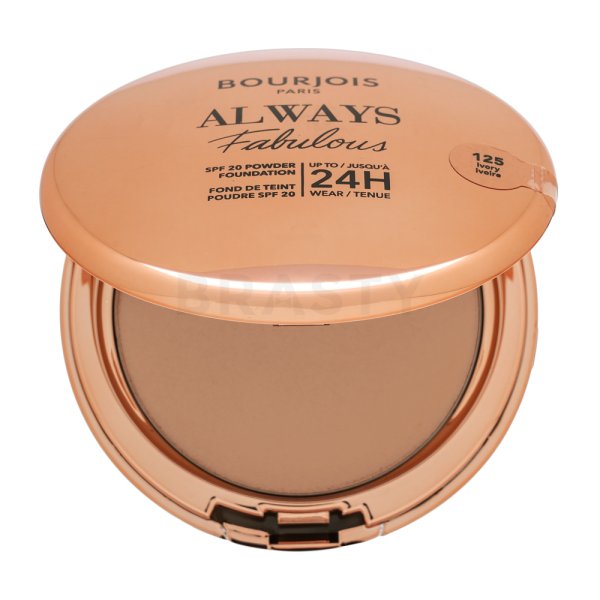 Bourjois Always Fabulous SPF 20 Powder Foundation pudrový make-up s matujícím účinkem 125 7 g