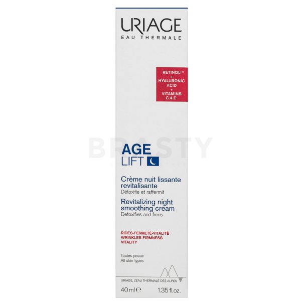 Uriage Age Lift suero facial nocturno Revitalizing Night Smoothing Cream 40 ml