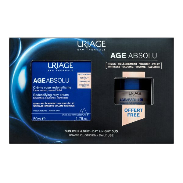 Uriage Age Absolu комплект за грижа за лице Day & Night Duo 50 ml + 15 ml