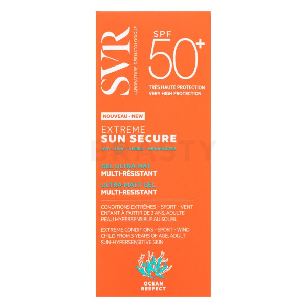 SVR Sun Secure gelový krém SPF50+ Extreme Ultra Matt Gel 50 ml