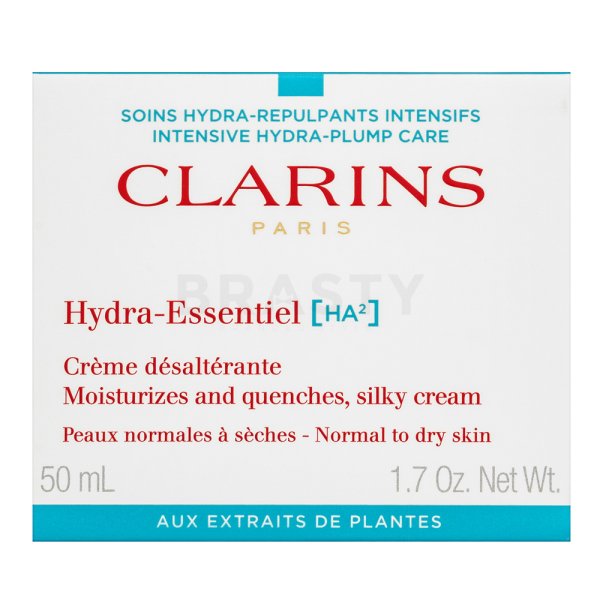 Clarins Hydra-Essentiel [HA²] Crema hidratante Moisturizes and Quenches Silky Cream 50 ml