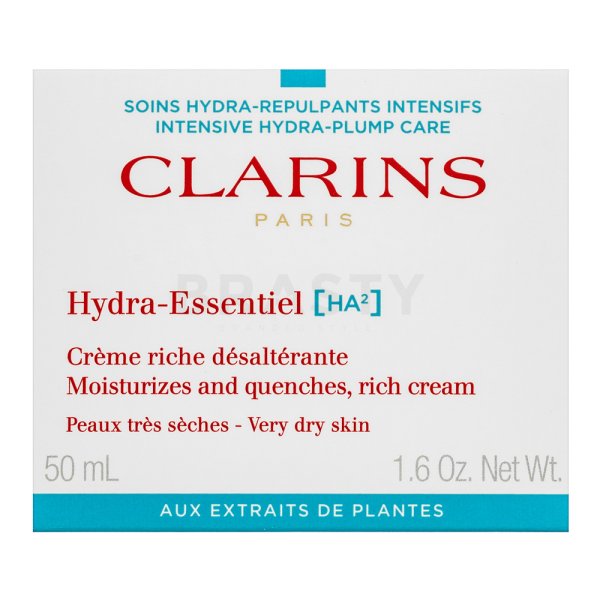 Clarins Hydra-Essentiel [HA²] Pflegende Creme Moisturizes and Quenches Rich Cream 50 ml