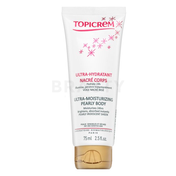 Topicrem mélyhidratáló testápoló tej Ultra-Moisturizing Pearly Body 75 ml