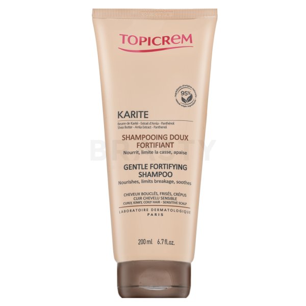 Topicrem Karité Gentle Fortifying Shampoo posilujúci šampón pre oslabané vlasy 200 ml