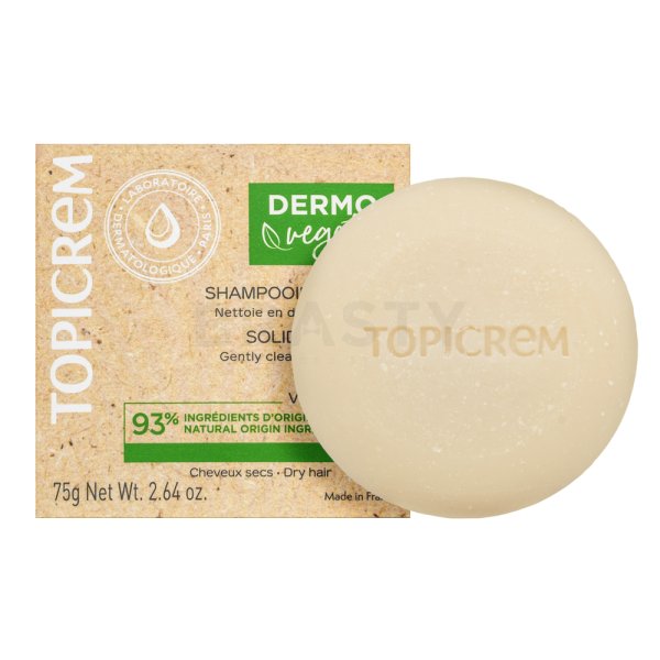 Topicrem Dermo Vegetal Solid Shampoo čvrsti šampon s hranjivim učinkom za suhu kosu 75 g