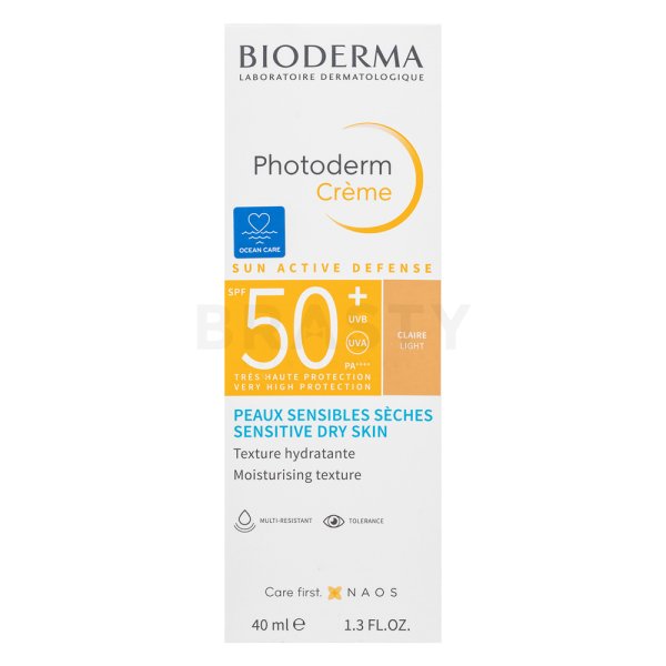Bioderma Photoderm krém na opalování Light Colour Cream Spf50+ 50 ml