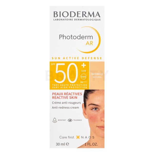 Bioderma Photoderm tónujúce a hydratačné emulzie AR Tinted Cream SPF 50+ Natural 30 ml