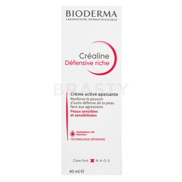 Bioderma Créaline успокояваща емулсия Defensive Riche Active Soothing Cream 40 ml