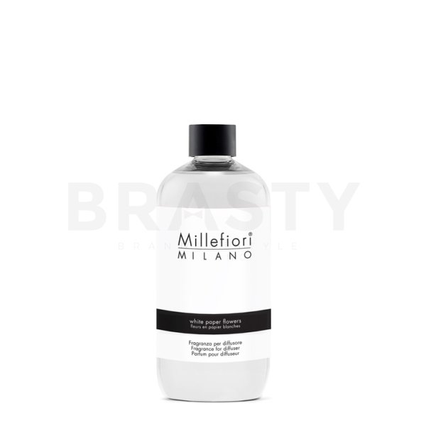 Millefiori Milano Fragrance Diffuser White Paper Flowers Refill 500 ml