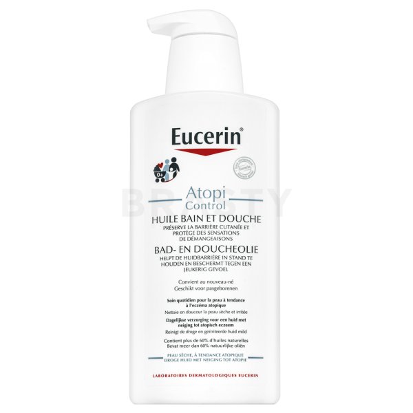 Eucerin Atopi Control olejek pod prysznic Bath Oil for Dry and Irritated Skin 400 ml