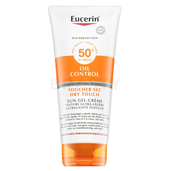 Eucerin Sensitive Protect napozó krém SPF50+ Dry Touch Sun Gel-Créme 200 ml