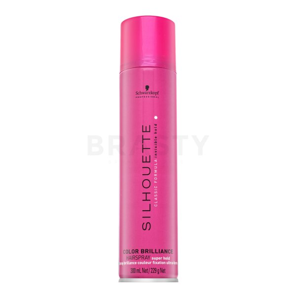 Schwarzkopf Professional Silhouette Color Brilliance Super Hold Hairspray silný lak na vlasy pro lesk vlasů 300 ml