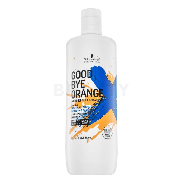 Schwarzkopf Professional Good Bye Orange Neutralizing Bonding Wash neutralizující šampon pro hnědé odstíny 1000 ml