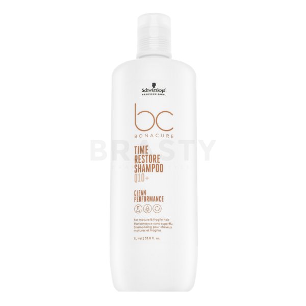 Schwarzkopf Professional BC Bonacure Time Restore Shampoo Q10+ vyživujúci šampón pre zrelé vlasy 1000 ml